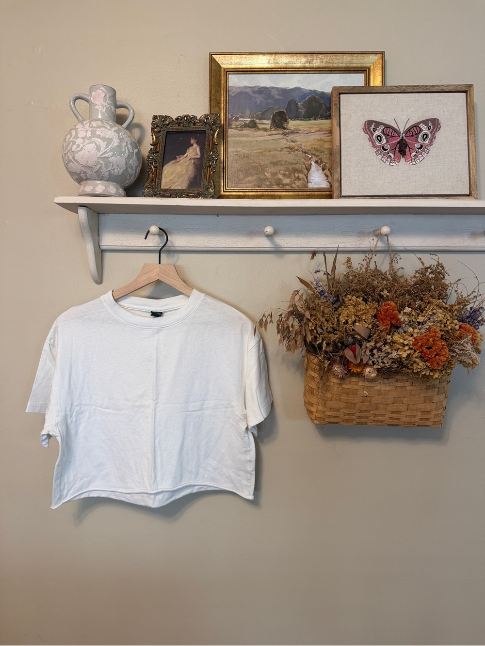 wild fable White Crop T-Shirt